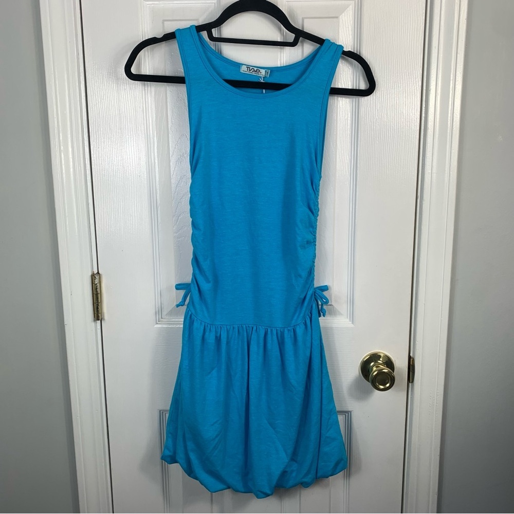 T2Love Turquoise Balloon Dress Size 12